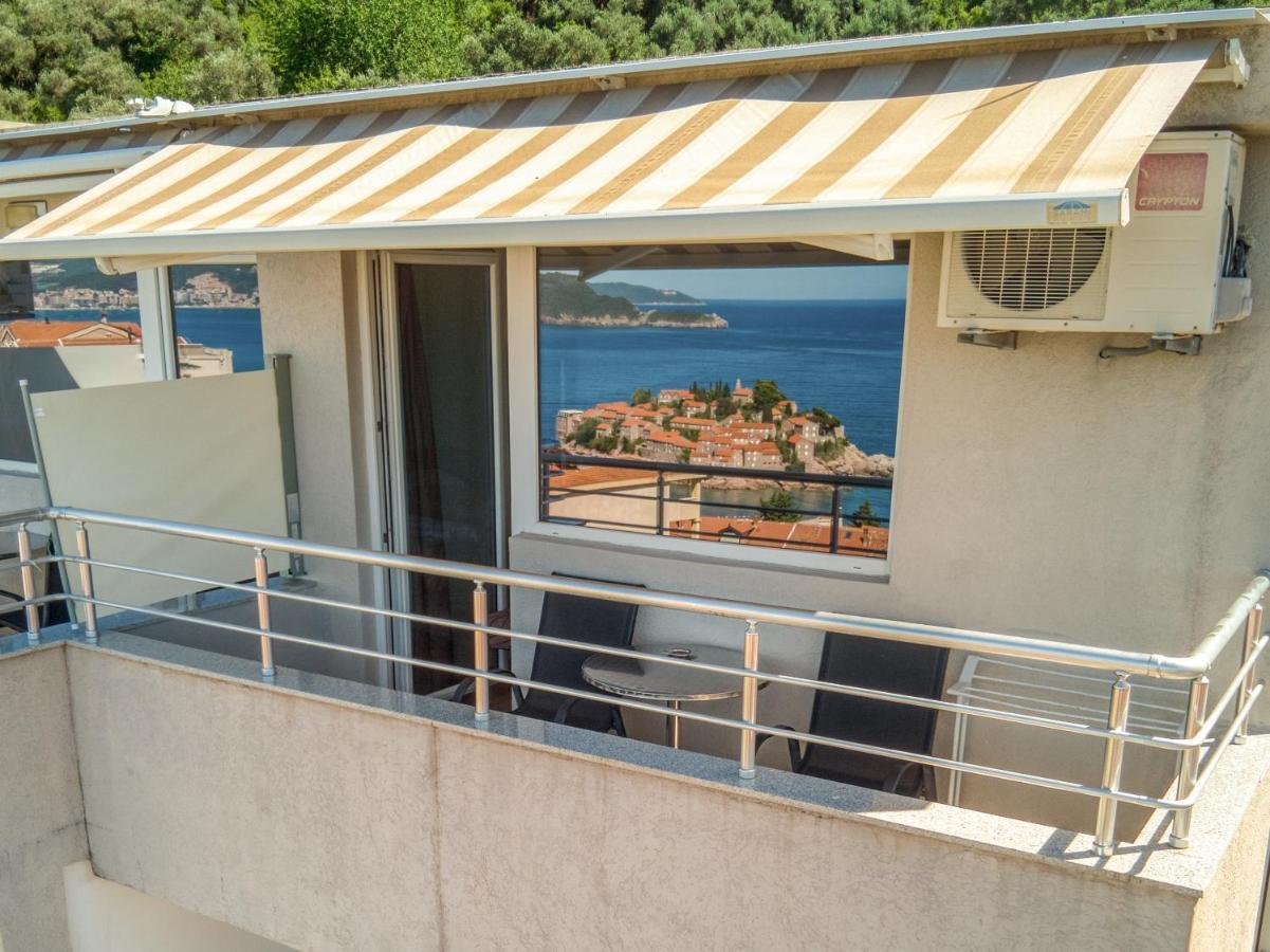 Apartments Marija Sveti Stefan Buitenkant foto
