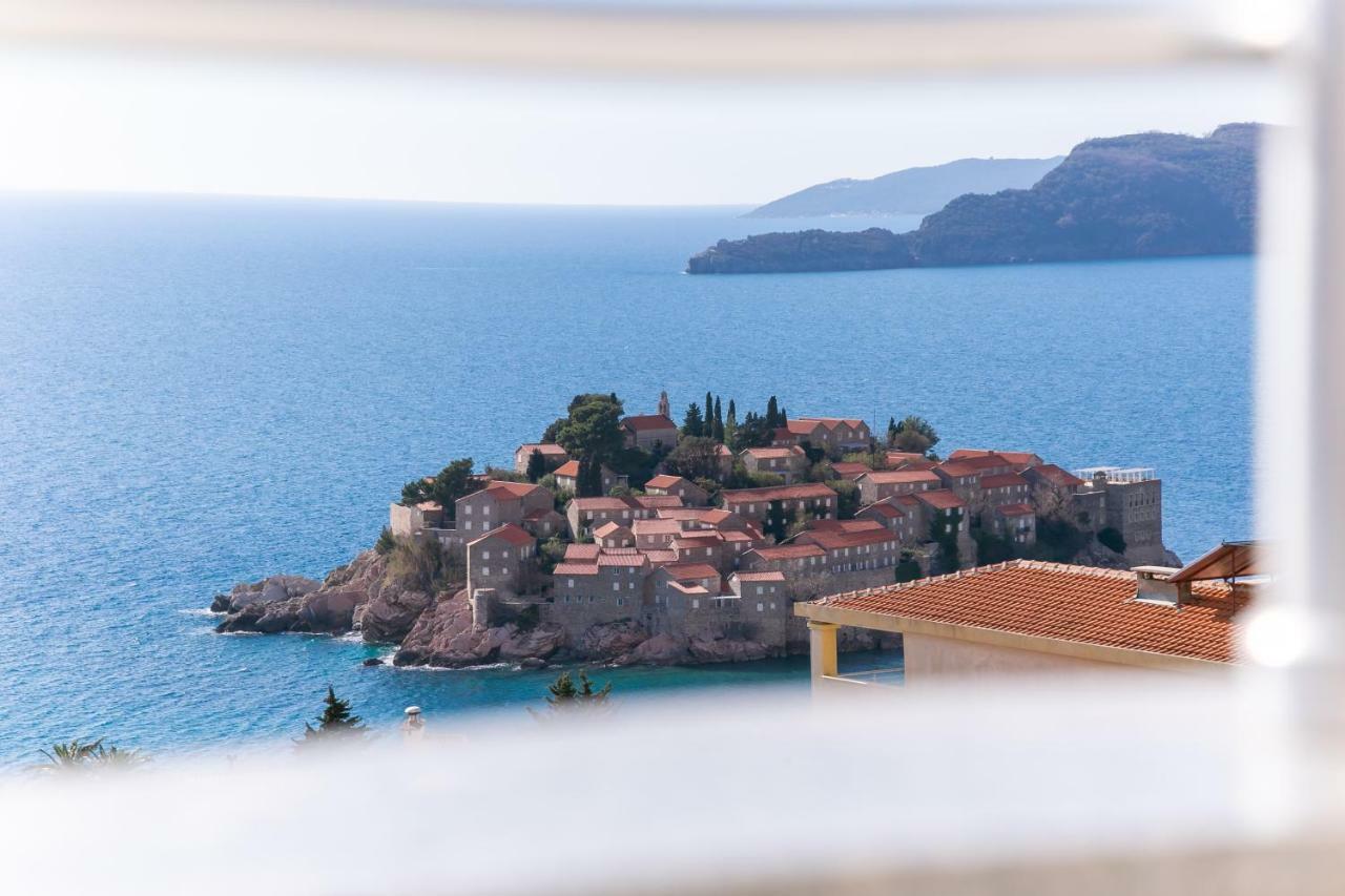 Apartments Marija Sveti Stefan Buitenkant foto